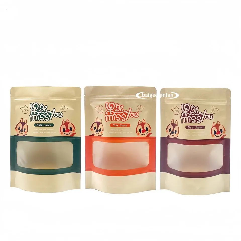 Erdnuss Walnussbeutel Kiefern Erdnüsse gemischte Cashewnüsse Verpackung