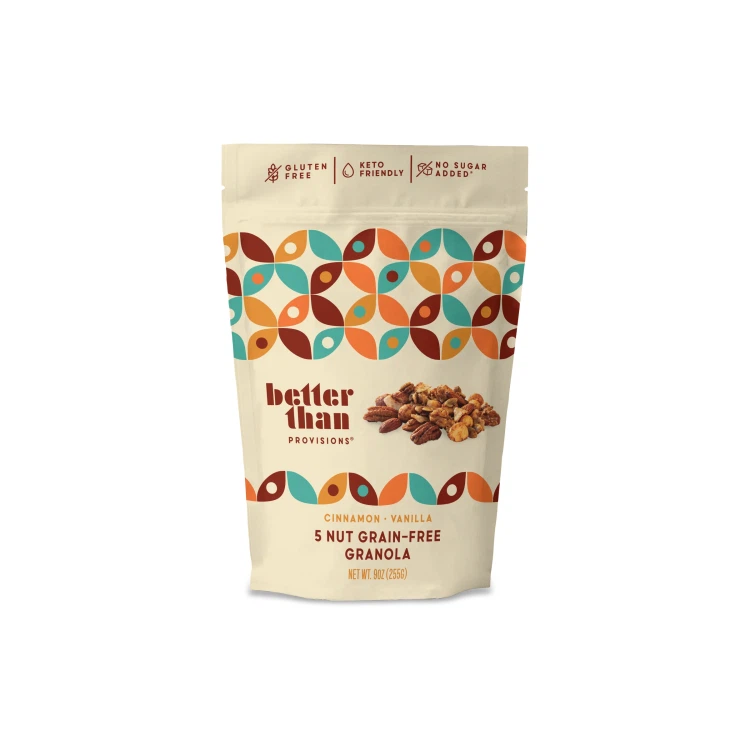 Selbststehende Tasche mit Reißverschluss direkt ab Werk