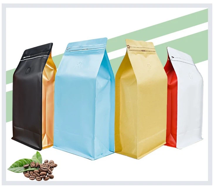 Laminierte Kraftpapiertüten mit Reißverschluss