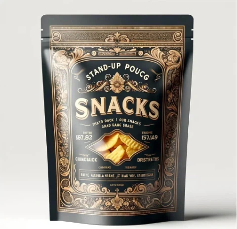 Wiederverschließbarer Standbodenbeutel, Lebensmittelverpackung, Süßigkeiten, Kekse, Nüsse, Aluminiumfolienbeutel, Kunststoffverpackung, Reißverschluss-Heißsiegelbeutel