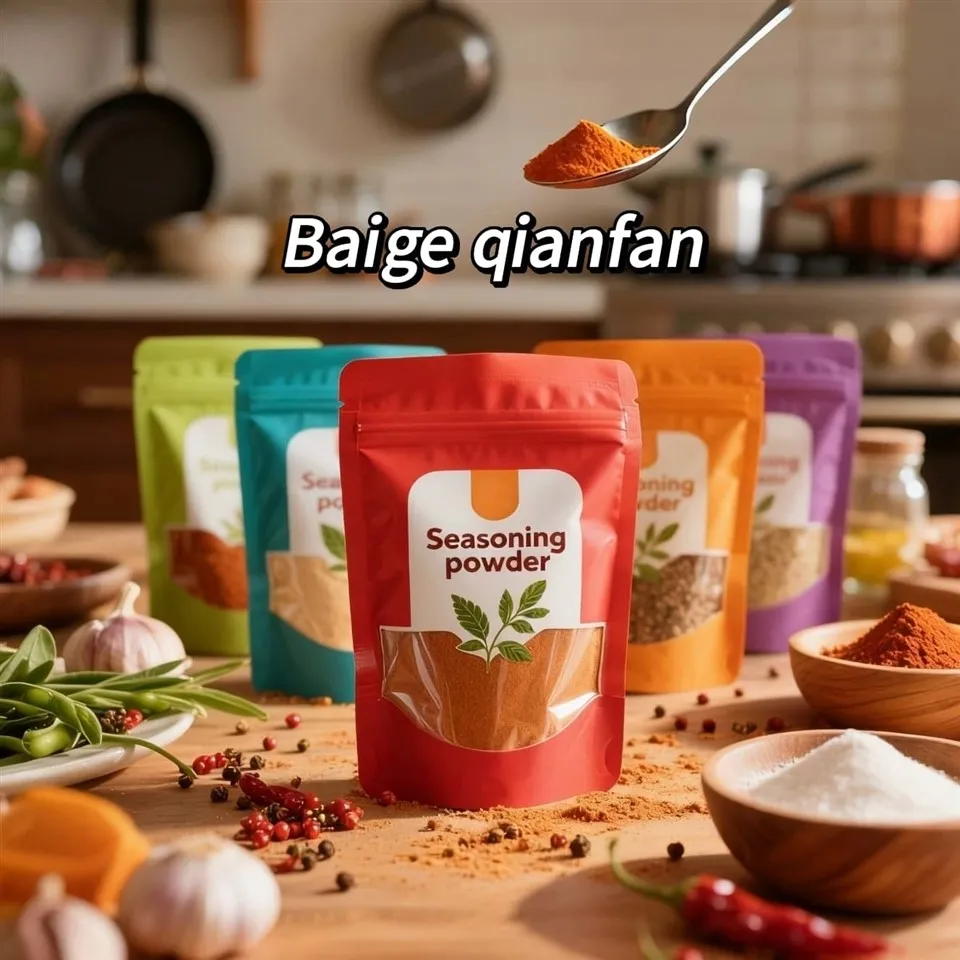 Gewürze, Gewürze, Standbodenbeutel